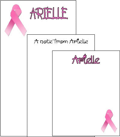 Pad Set F-88 Breast Cancer Customized by Fun with Pads