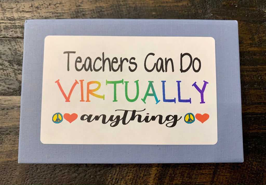 Teachers Can Do Virtually Anything Recycled Note Box