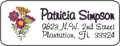 Address Label # 4 Customized by Fun with Pads