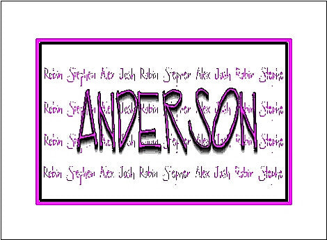Note Card #17a Customized by Fun with pads