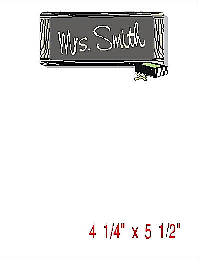 Pad T Customized "Chalkboard" Note Pad by Fun with Pads