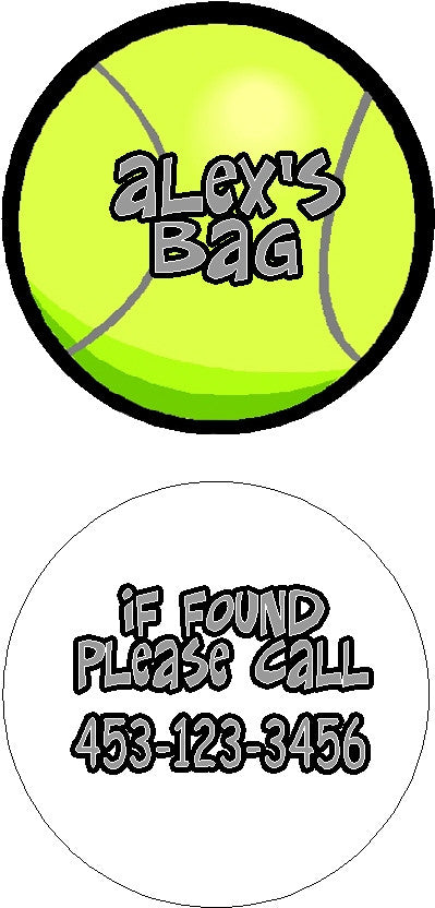Bag Tag #18 Customized by Fun with pads