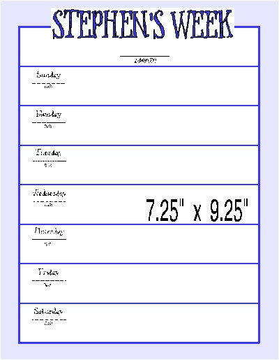 Calendar 5 Customized by Fun with Pads
