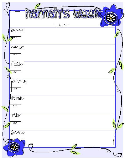 Calendar 9 Customized by Fun with Pads