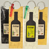 Four wine bags with handle