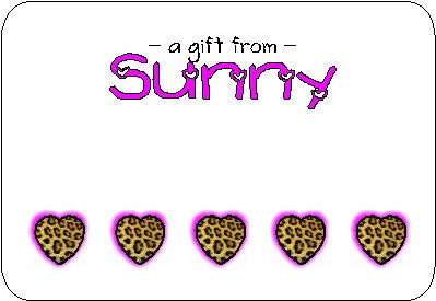 Gift Sticker #25 Leopard Customized by Fun with Pads