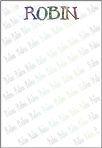 Large Lucite Refill #1 Customized by Fun with Pads
