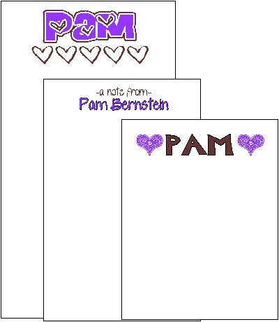 Purple Heart Pad Set F-1b Customized by Fun with Pads