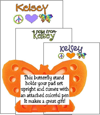 Peace Pad Set F-2b with Butterfly Stand Customized by Fun with Pads