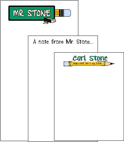 Pad Set T-11 Teacher Set Customized by Fun with Pads