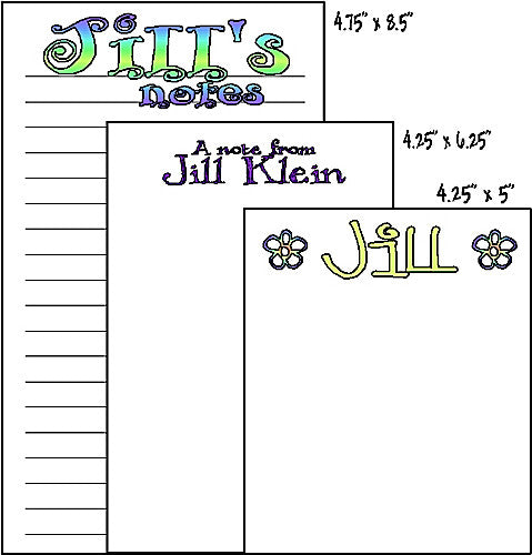 Customized Note Pad Set F-3 by Fun with Pads