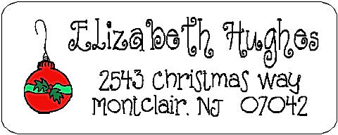 Address Label # 39 Customized by Fun with Pads