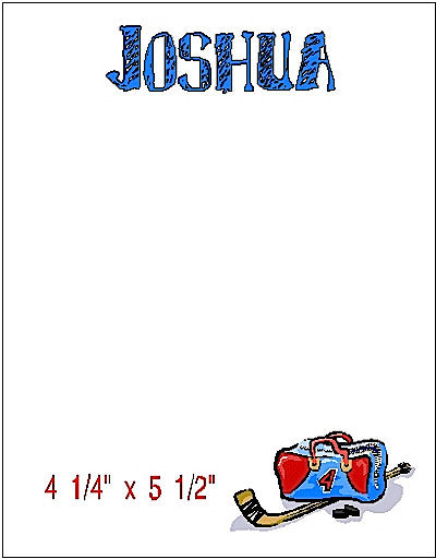 Hockey Pad Customized by Fun with Pads