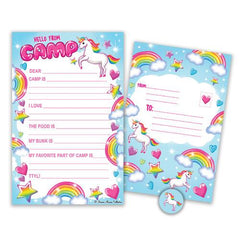 Unicorns and Rainbows Camp Seal-n-Send